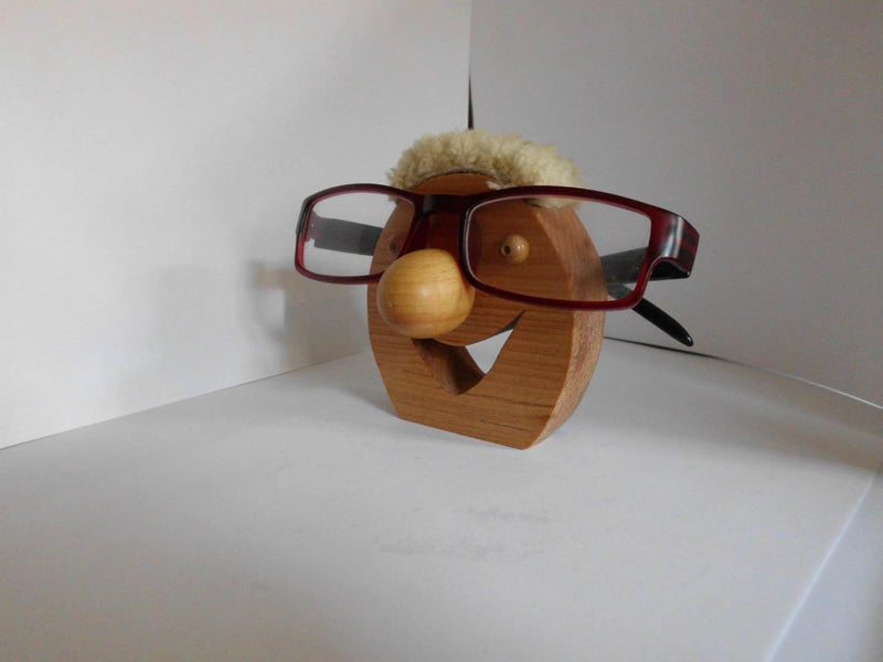 Brillenständer, Brillenhalter aus Holz, Brillenständer Holz, Brillenablage, brillennase, Brillenhalt