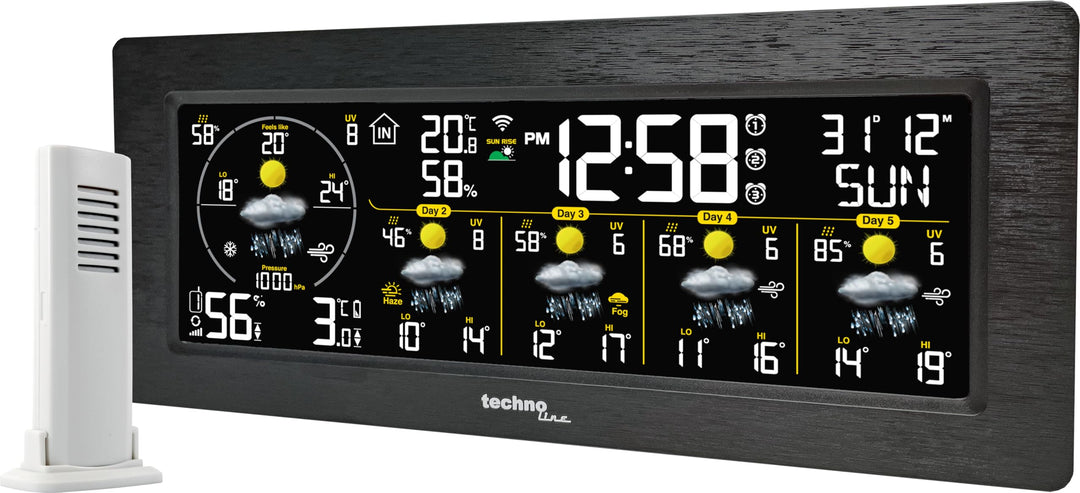 WD3050 Smart Life Wetterstation: Präzise 5-Tage-Vorhersagen, App-Steuerung, Alarmfunktionen & Mehr –