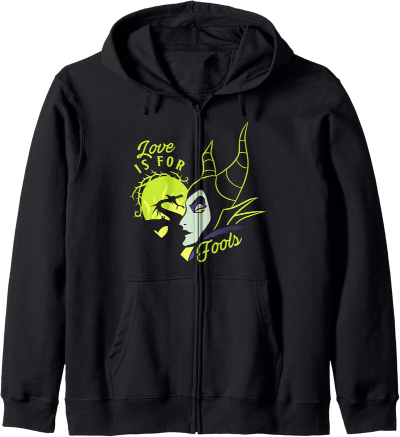 Disney Villains Valentinstag Maleficent Love Is For Fools Kapuzenjacke