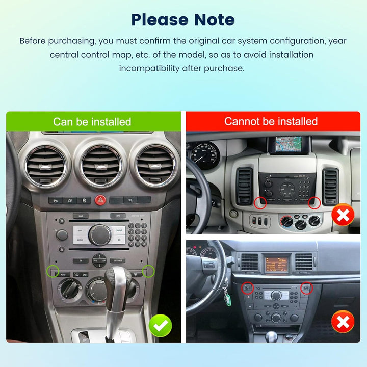 [8 Kern 6G+128G] Inefala Android 15 Autoradio für Opel Astra Antara Corsa Meriva Vivaro, 7" Touchscr