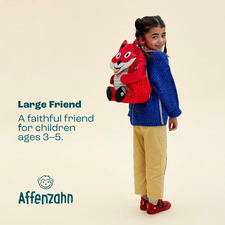 Affenzahn Kinderrucksack Grosser Freund | Kindergartenrucksack für Kinder von 3 bis 5 Jahren mit fun