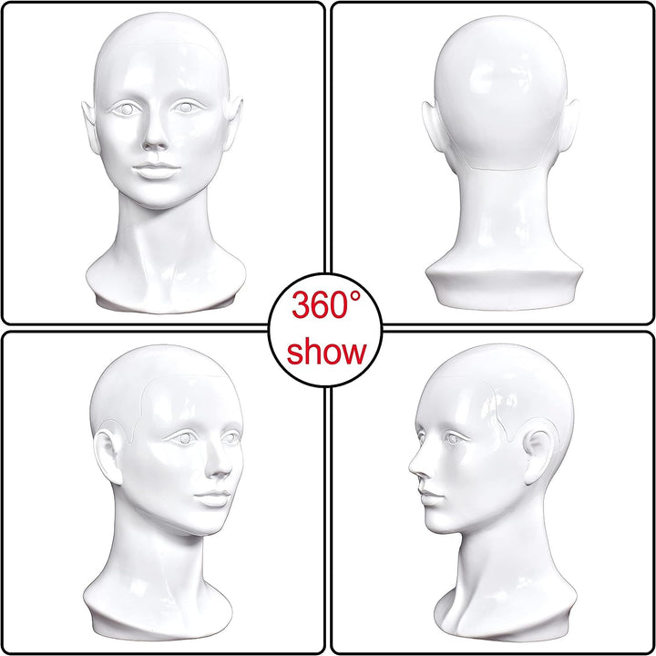 Professioneller Mannequinkopf für Herren, für Perücken, Hüte, Kopfhörer, Masken, Sonnenbrillen, Schm