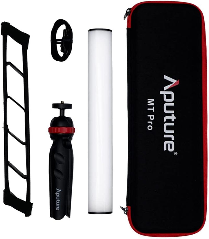 Aputure MT Pro Mini Tube LED-Licht 614 Lux bei 0,5 m (6500 K), eingebauter Lithium-Polymer-Akku für