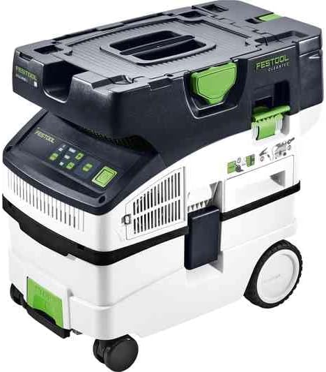 Festool Akku-Absaugmobil CTLC MIDI I-Basic CLEANTEC (mit Hauptfilter, SELFCLEAN Filtersack, Saugschl