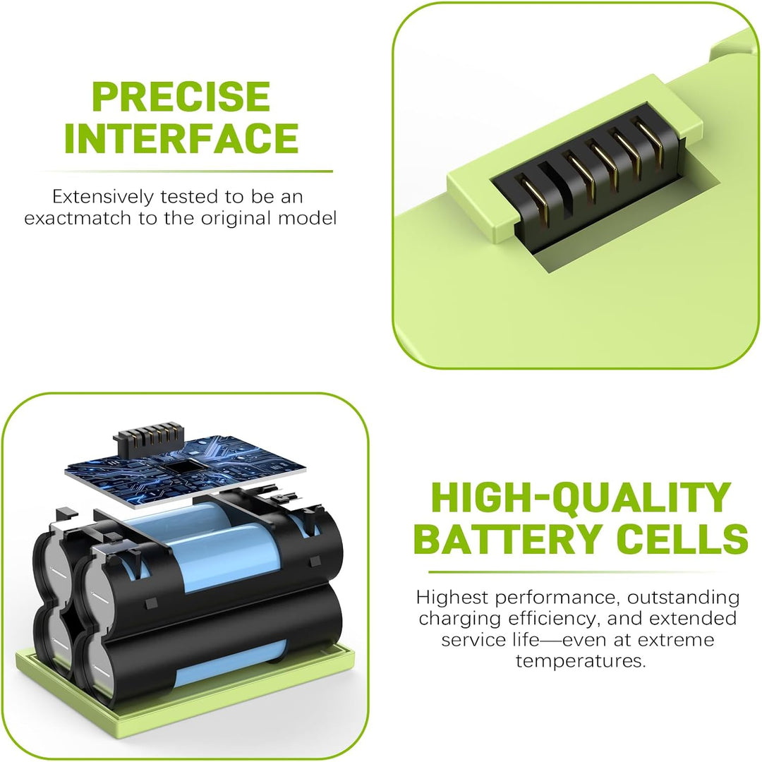 14.4V 3300mAh Ersatzakku für iRobot i7/i7+ e5 e6,iRobot roomba i3/i3+ i4 i6 J7
