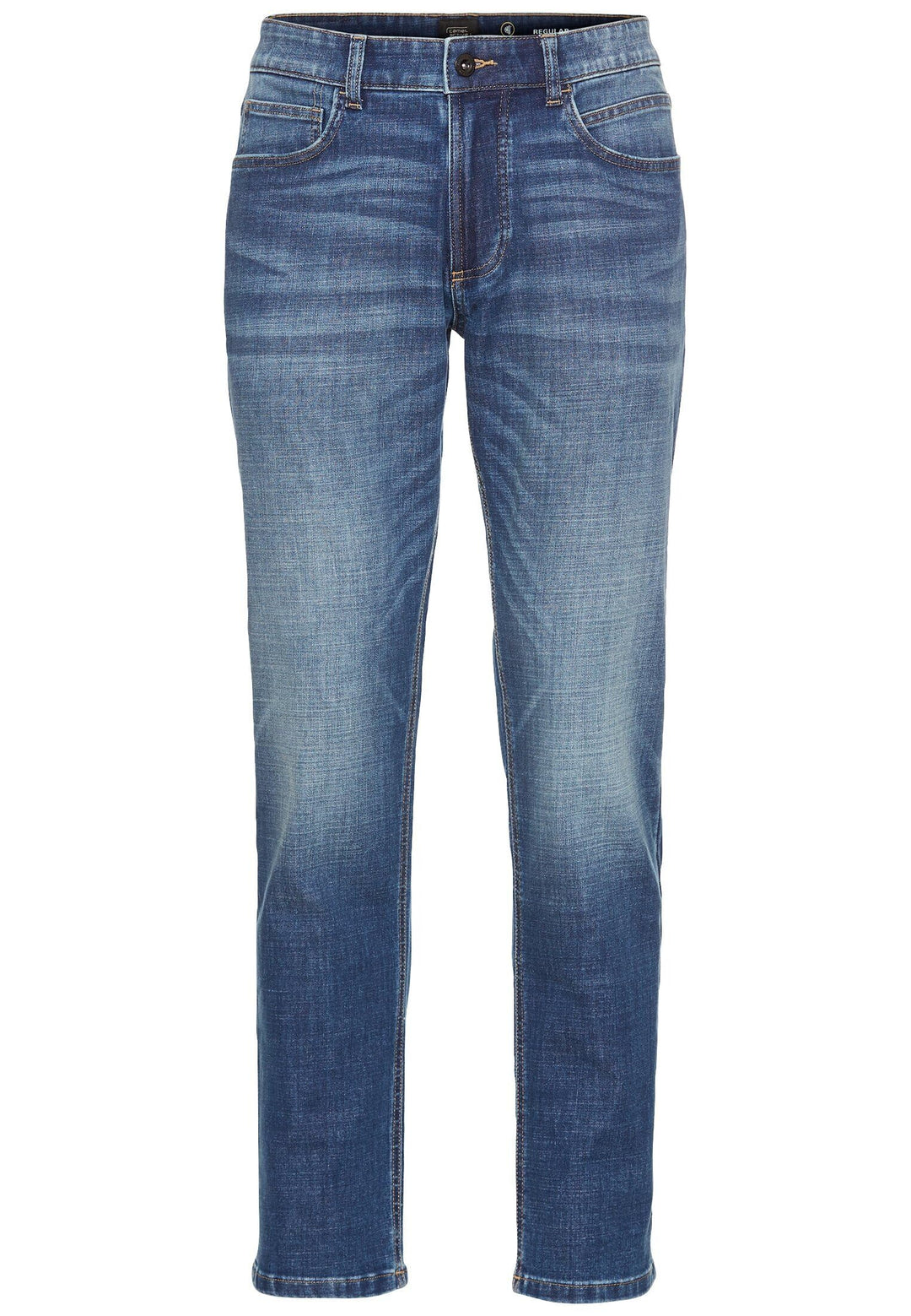 camel active Herren Regular Fit fleXXXactive® Jeans 32W / 34L Blau, 32W / 34L Blau