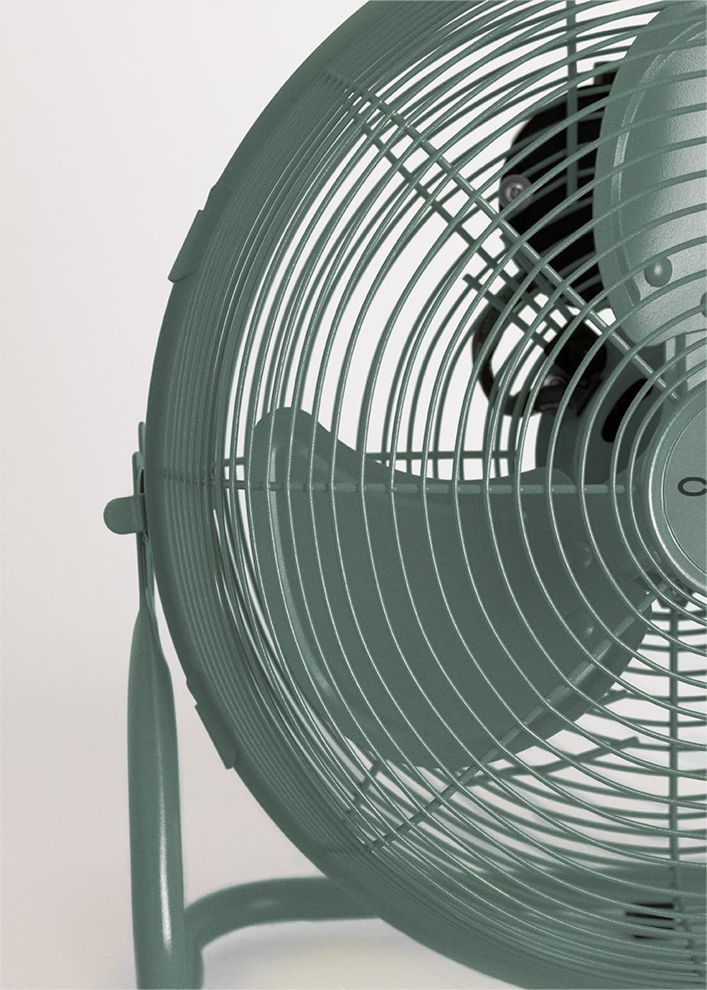 CREATE / AIR FLOOR RETRO/Industrieller Bodenventilator/Grün-Sage Ventilator, 16 Zoll, starker Luftst