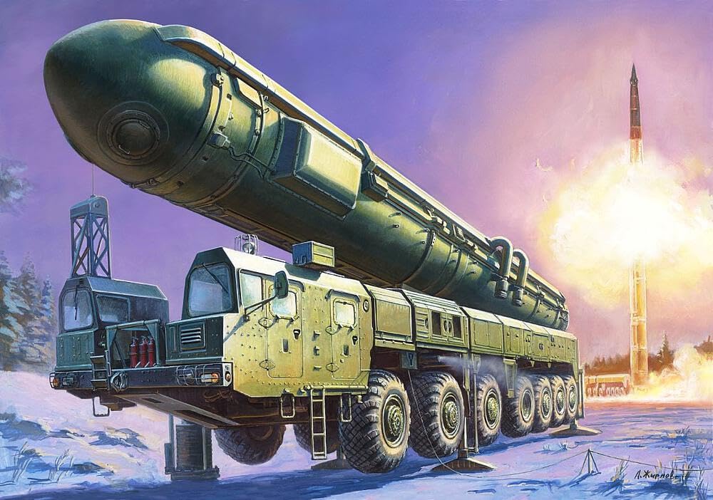 Zvezda 500785003-1:72 Topol M Rakete Werfer