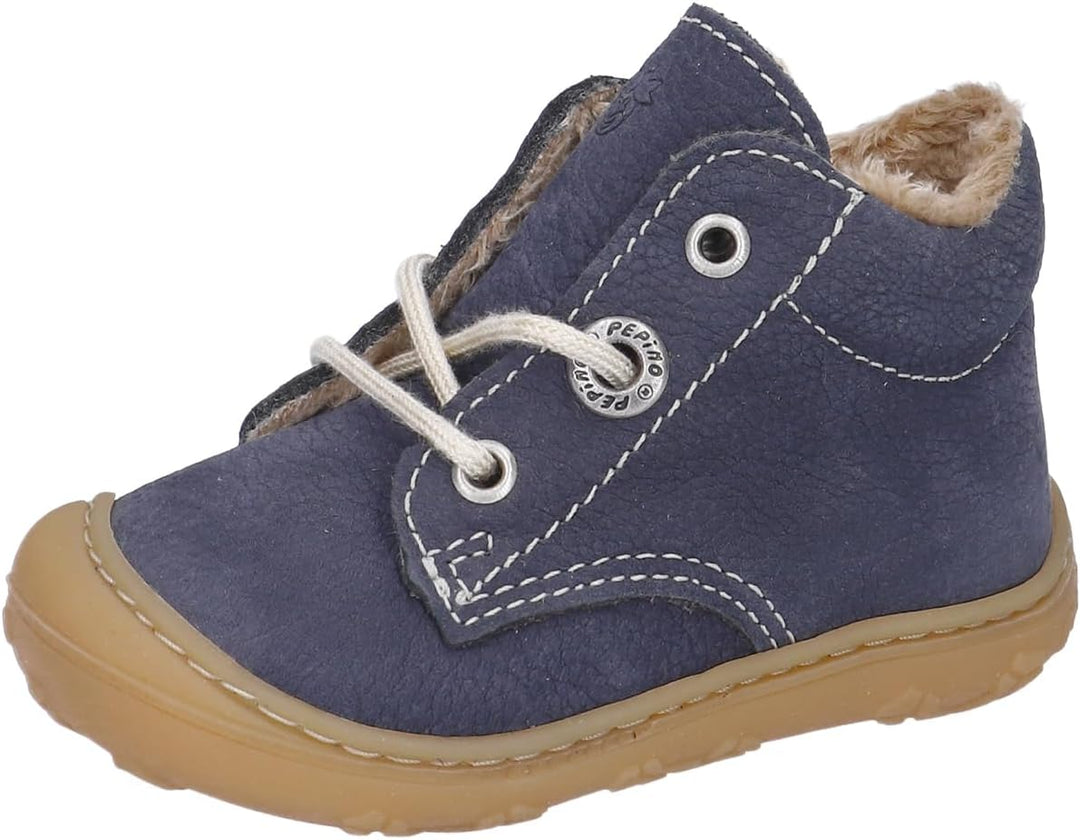 RICOSTA Mädchen und Jungen Lauflernschuhe CORANY, WMS:Mittel,terracare 18 EU Blau 170, 18 EU Blau 17