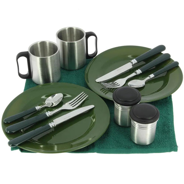 NGT Deluxe Cutlery Set Food, grün, L