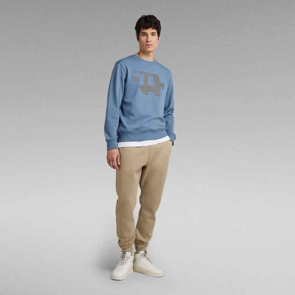 G-STAR RAW Herren Abstract Raw Sweatshirt Sweats XS Blau (Azul D22230-a613-2182), XS Blau (Azul D222