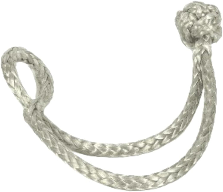 Tauwerkschäkel D-2 aus Dyneema, 6 mm, Silber - Bruchlast mehr als 3000kg silber 6mm, silber 6mm