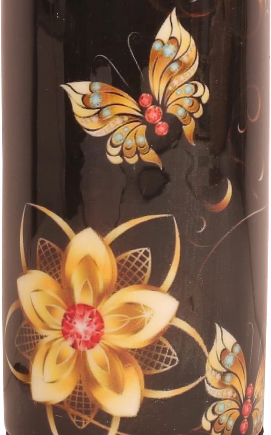 INDTRESOR Wasserflasche aus reinem Kupfer – handgefertigt – ayurvedische Gesundheitsvorteile, leicht