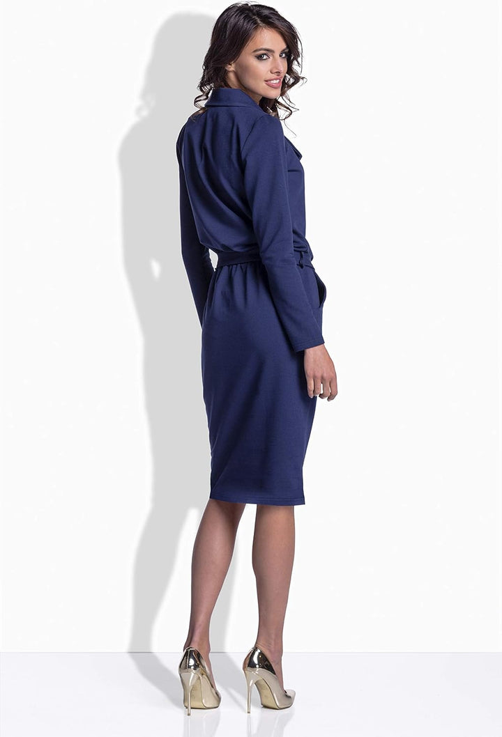 Lemoniade Damen modisches Winter- / Herbstkleid Langarm (Made in EU) mit ausgefallenen Details und i