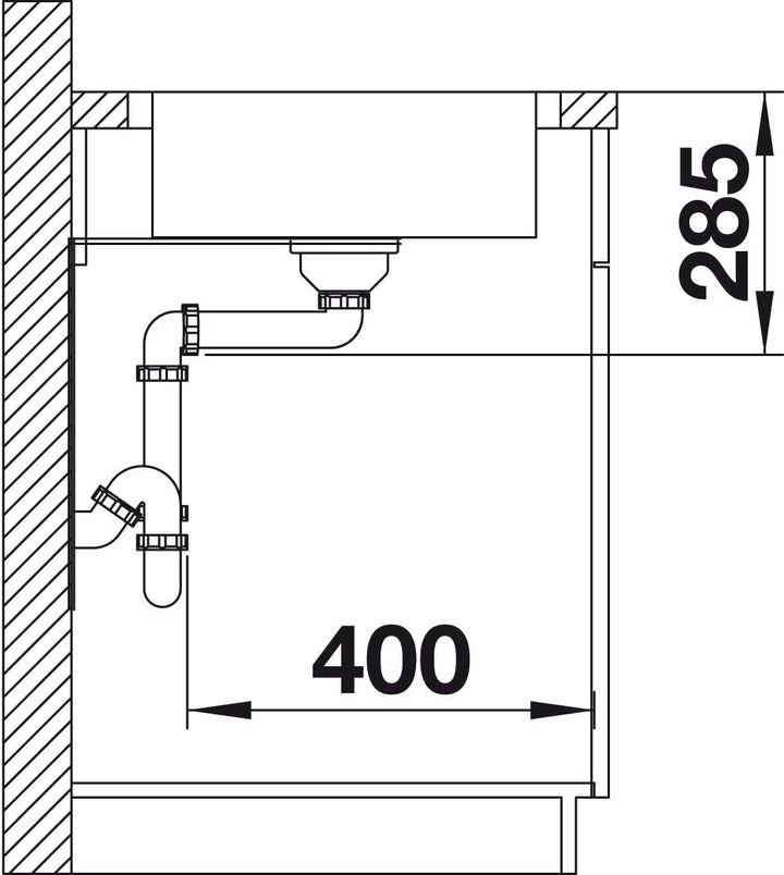 BLANCO LANTOS XL 6 S-IF Compact | Edelstahl | Einbauart: Einbau von Oben & Flächenbündig | reversibe