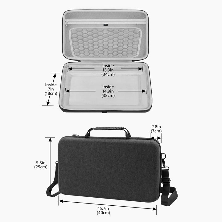 Geekria Hartschalen-Reise-Tragetasche, EVA-Schutztasche, kompatibel mit Blackmagic Design Davinci Re
