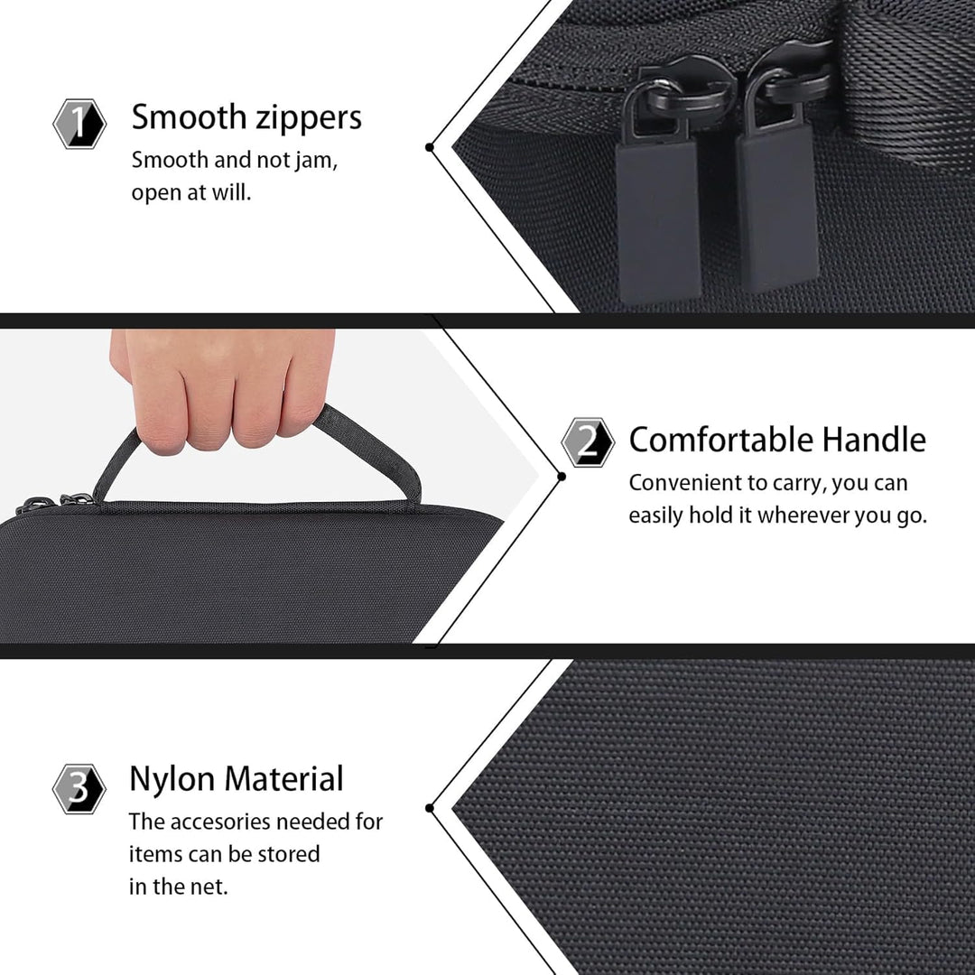 co2CREA Harte Tragetasche Etui Tasche für Soundcore Select 3 / Select 2S / Motion 100 Tragbarer Blue