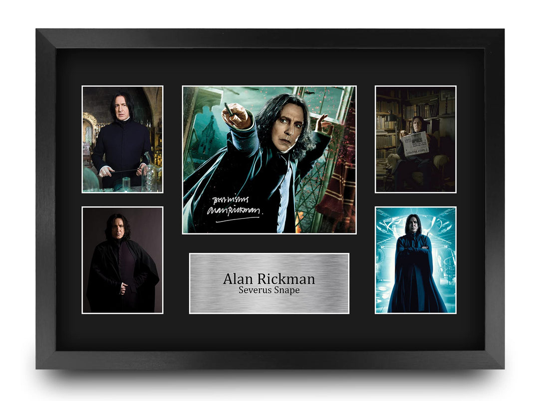 HWC Trading FR A3 Alan Rickman Harry Potter Severus Snape Geschenke Geducktes Signiertes Autogramm F