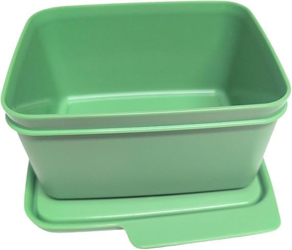 Tupperware Cubix Ecke Drops Dose auslaufsicher Hitparade Frischedrops 500ml Frischhaltedose grün 500