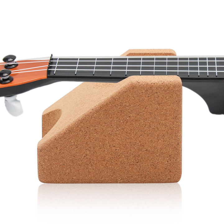 Gitarrenhals Stütze, Zwei Höhen Korkholz Gitarrenhals Halter, Gitarren Zubehör für Saiteninstrument,