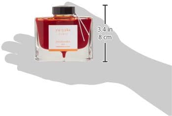 Pilot Iroshizuku 69210 Füllfederhalter-Tinte, Yu-Yaki, Sunset Orange (Orange), 50 ml Flasche burnt o