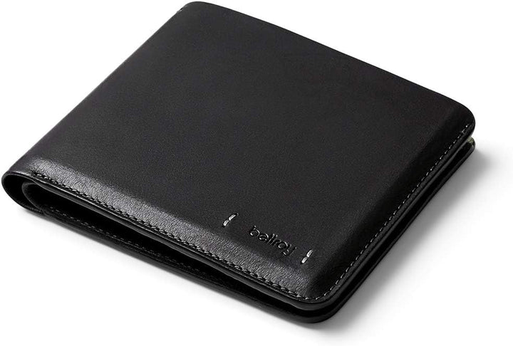 Bellroy Hide & Seek Premium Edition - Black (Schlanke Leder Brieftasche) Schwarz, Schwarz