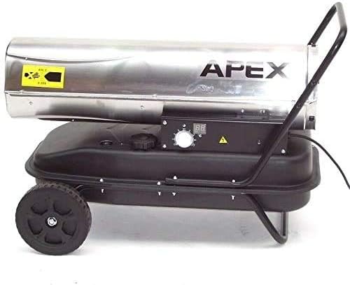 Edelstahl Heizkanone 30kW Diesel Heizung 55519 Ölheizgerät Bautrockner Bauheizer