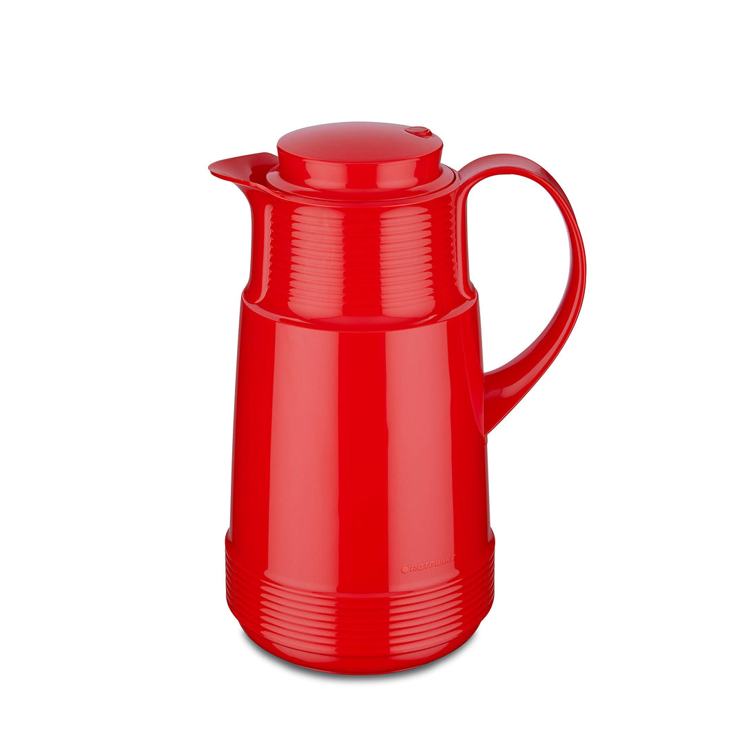 ROTPUNKT Isolierkanne 320 Katrin 1,0 l | Zweifunktions-Drehverschluss | BPA Frei- gesundes Trinken |