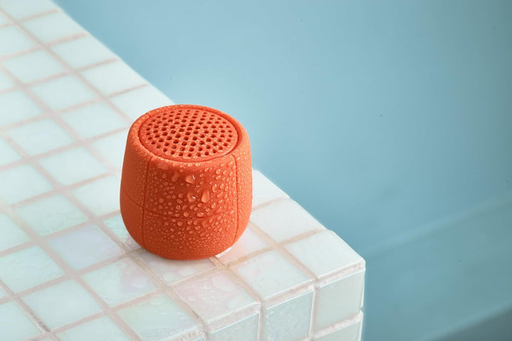 Lexon MINO X - Floatable Water Resistant IPX7 Portable Bluetooth Speaker - 3W - Orange, Orange