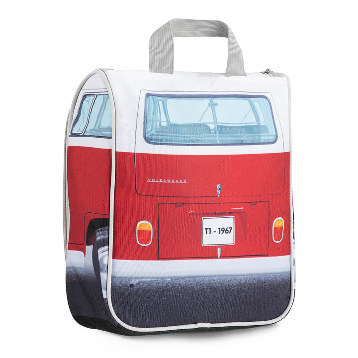 BRISA VW Collection - T1 Bulli Bus Reise-Kulturbeutel zum Aufhängen | Volkswagen Kulturtasche Kosmet