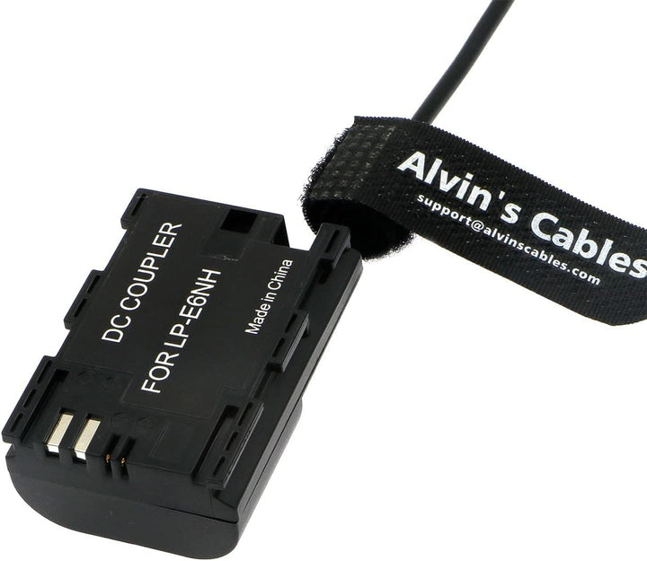 Alvin's Cables E6 Dummy Akku auf D-Tap Stromkabel für Canon-R5C Kamera 30 cm / 12 Zoll 30CM, 30CM