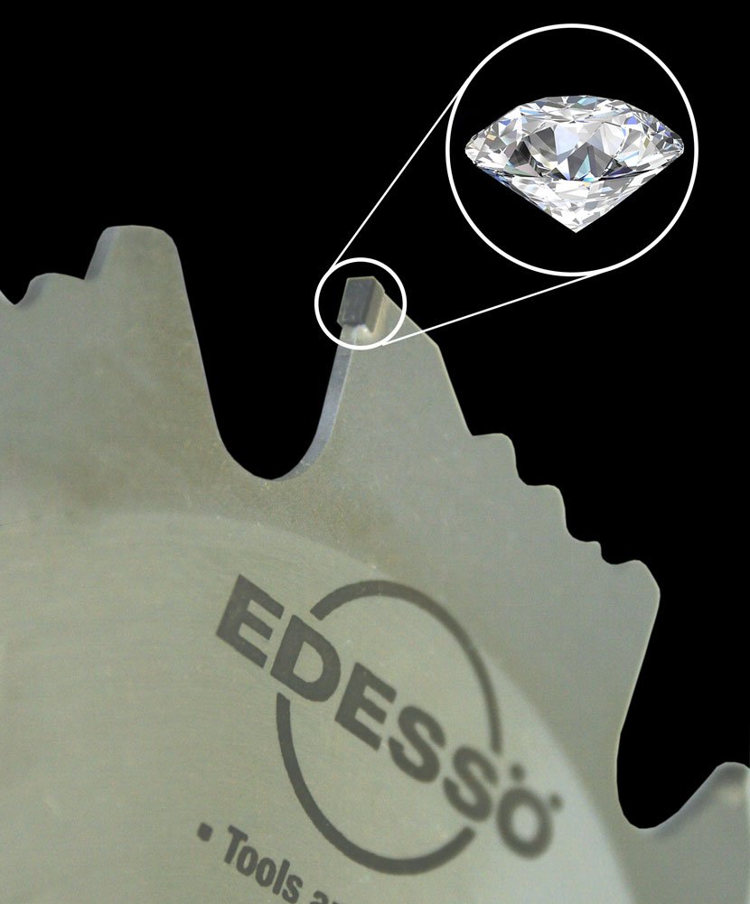 Edessö Kreissägeblatt DP - mit polykristallinem Diamant - 216x2,4/1,6x30 Z=16 F neg SDB