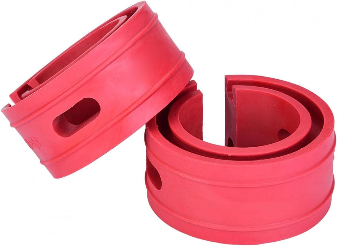 Automotive Spring Buffer Kleber, 2PCS Red Car Shock Absorber Buffer Spring Bumper Cushion Typ D für