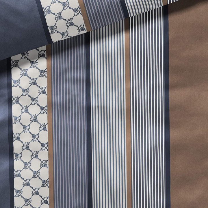 Joop! Bettwäsche Cornflower Stripe deep ocean 1 Bettbezug 135 x 200 cm + 1 Kissenbezug 40 x 80 cm, 1