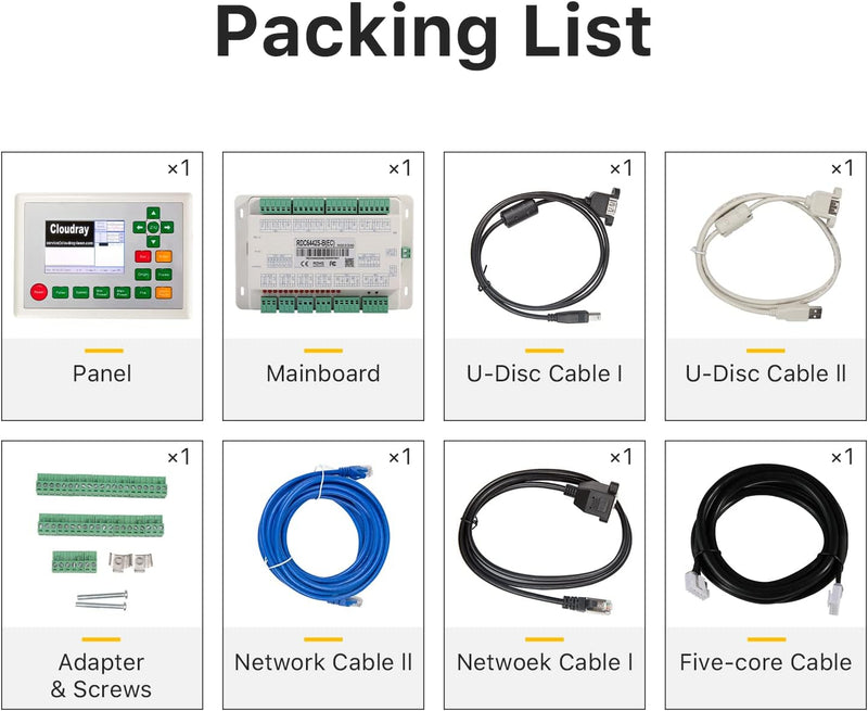 Cloudray Ruida Rdc6442S CO2 Controller DSP Controller Rdc6442 CO2 Laser Ruida Controller Laser Cutte