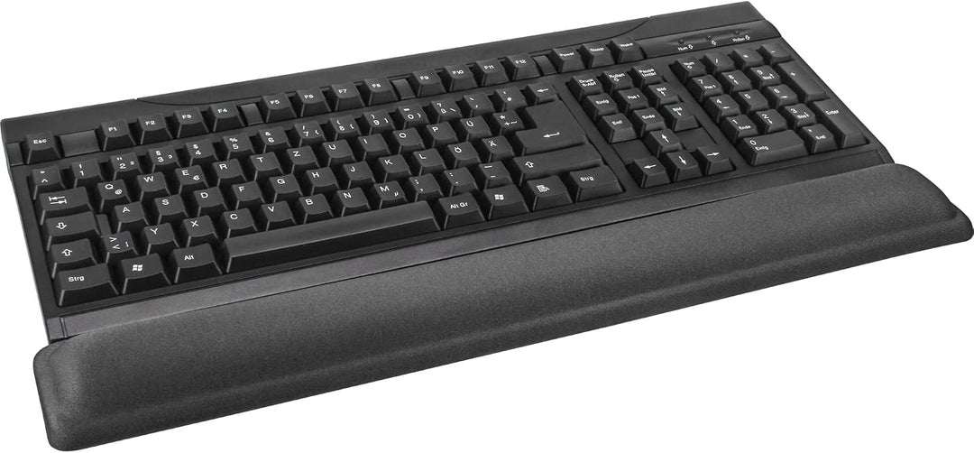 InLine 55454S Tastatur-Pad, schwarz, Gel Handballenauflage, 464x60x23mm