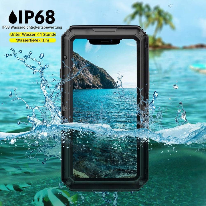 Beeasy für iPhone 11 Pro Hülle (5,8") Wasserdicht Outdoor, Stossfest Panzerhülle Militär 360 Grad Sc