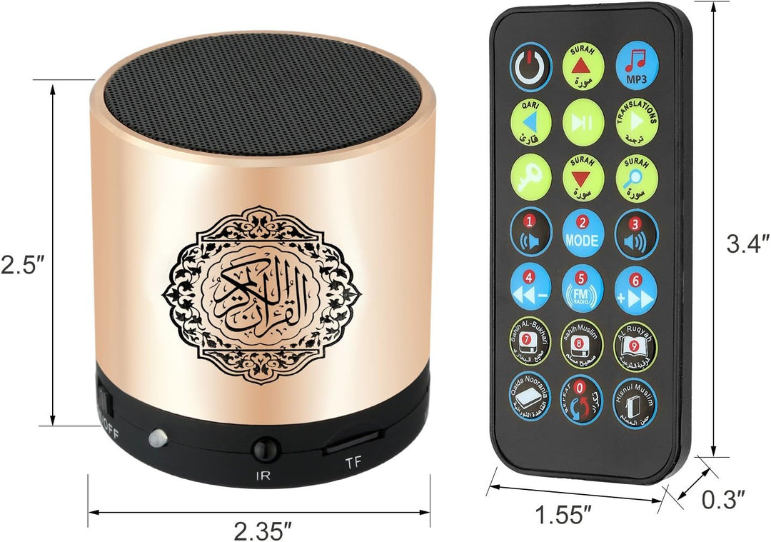 Anlising USB-Lautsprecher, digital, Koran, MP3-Player, Übersetzer, Remote Control Speaker, tragbar,