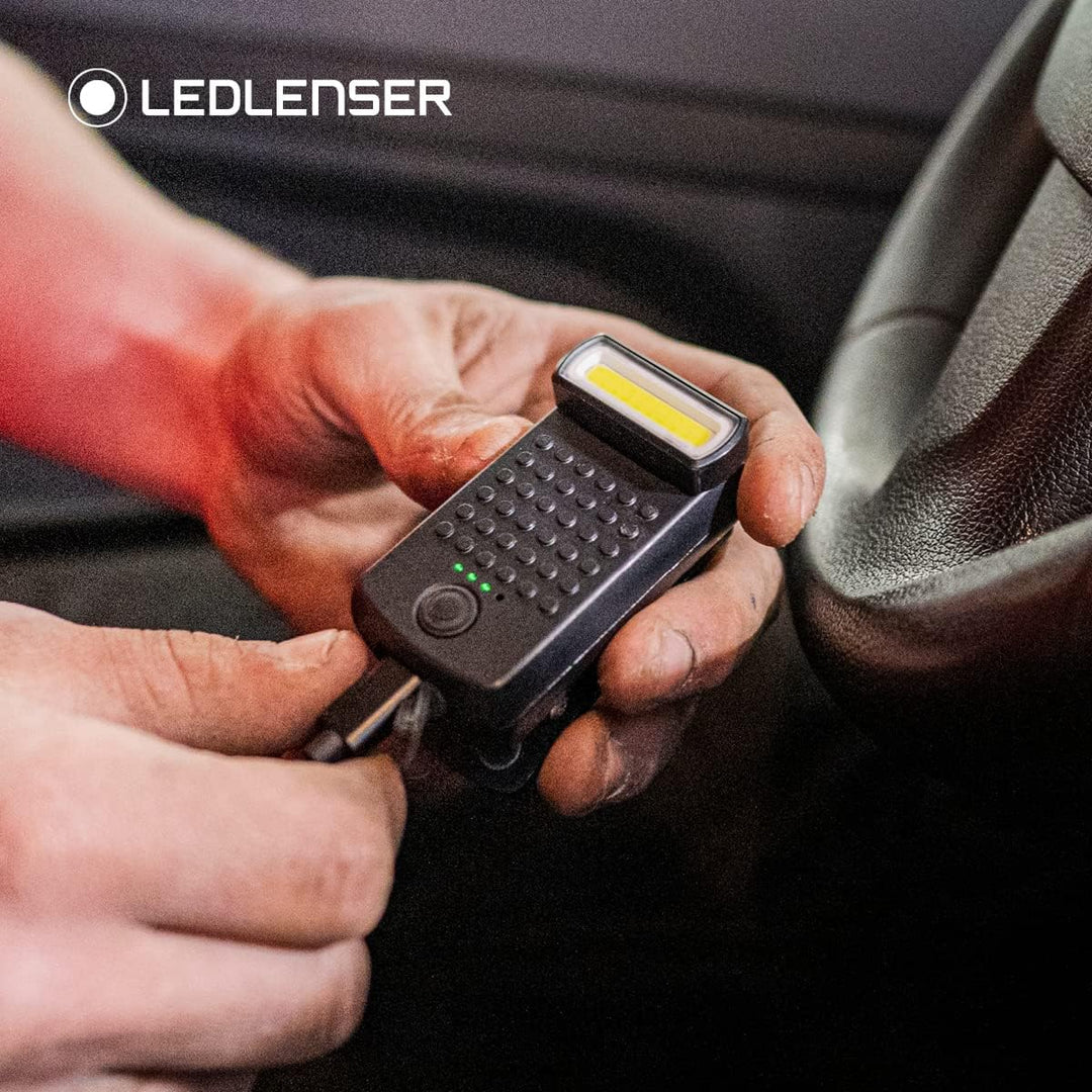 Ledlenser W1R Work Taschenlampe LED aufladbar | LED Lampe mit 220 Lumen | aufladbare Werkstattlampe