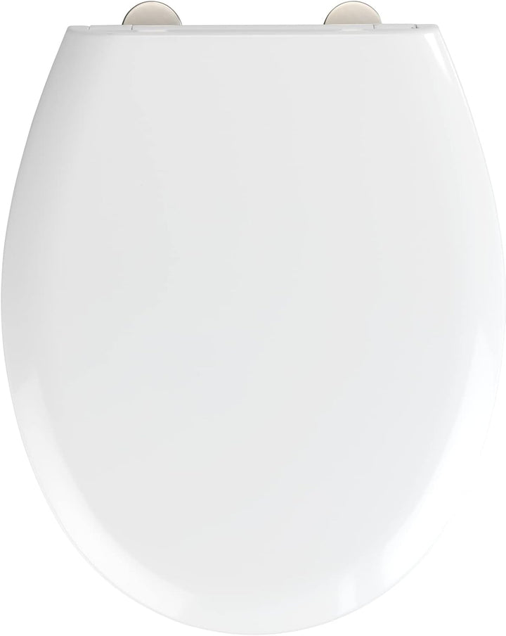 WENKO WC-Sitz Rieti, hygienischer Toilettensitz mit Absenkautomatik, stabiler WC-Deckel bis 350 kg b