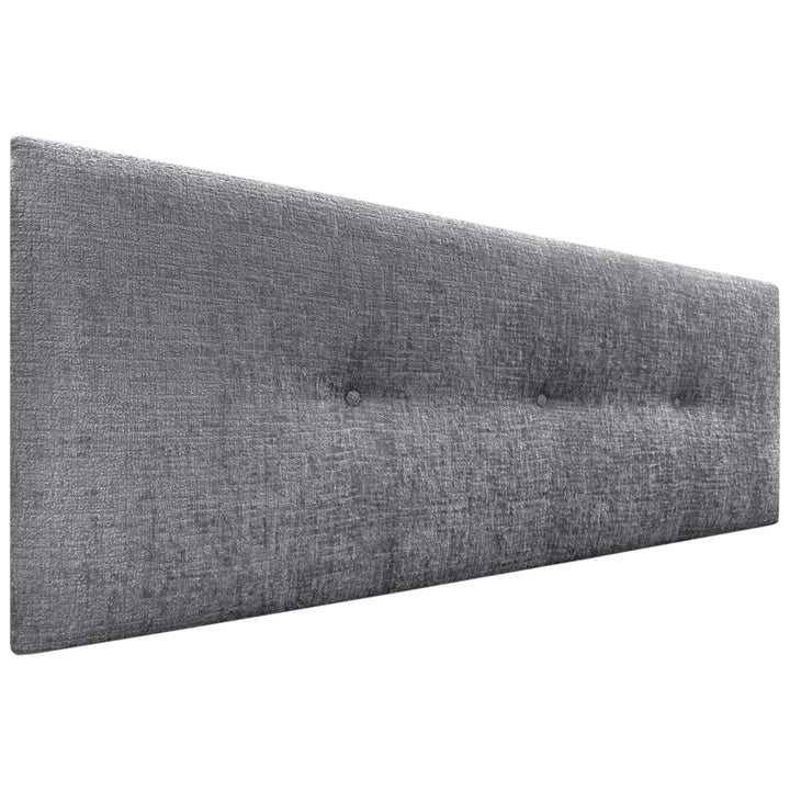 DHOME Kopfteil Natürliche Wolle Finish mit Knöpfen gepolstert Kopfteil Bett Schlafzimmer gepolstert