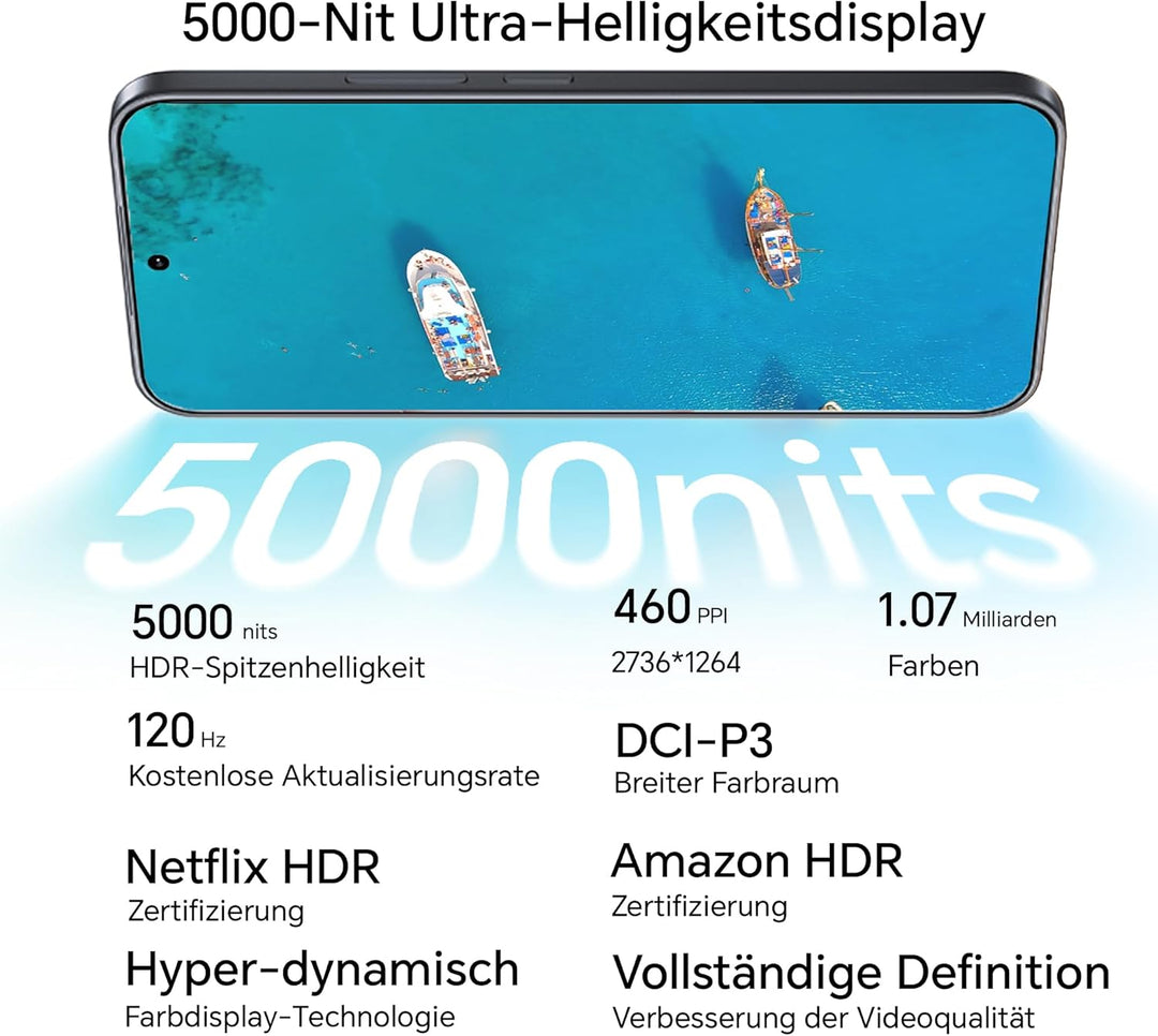 HONOR 400 Smartphone 5G, 256GB/8GB RAM, Simlockfrei Android-Handy (200MP AI-Kamer, 6,55 Zoll AMOLED