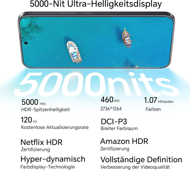 HONOR 400 Smartphone 5G, 256GB/8GB RAM, Simlockfrei Android-Handy (200MP AI-Kamer, 6,55 Zoll AMOLED