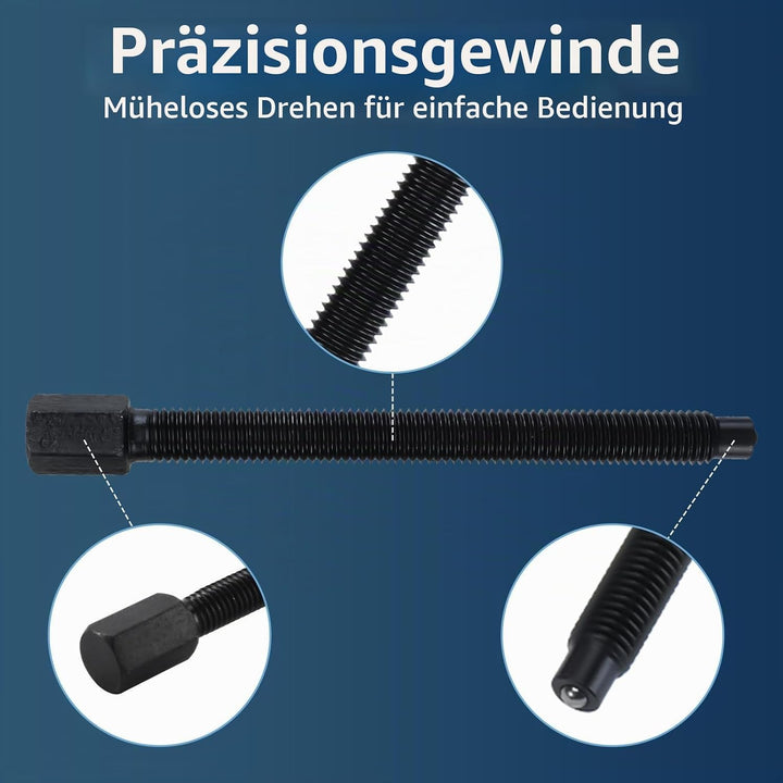 FreeTec 14 TLG Lagerabzieher Set Trennmesser Satz Polradabzieher Lagerauszieher Kugellager 14 tlg.,