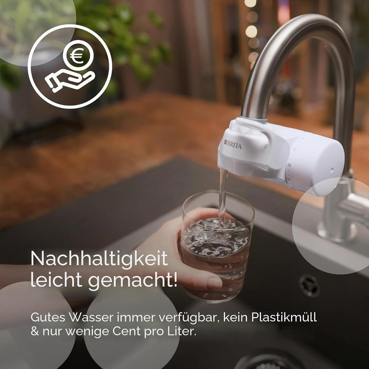 BRITA ON TAP V Wasserfiltersystem, inklusive 1 Kartusche: Nachhaltiges und gut schmeckendes Wasser d