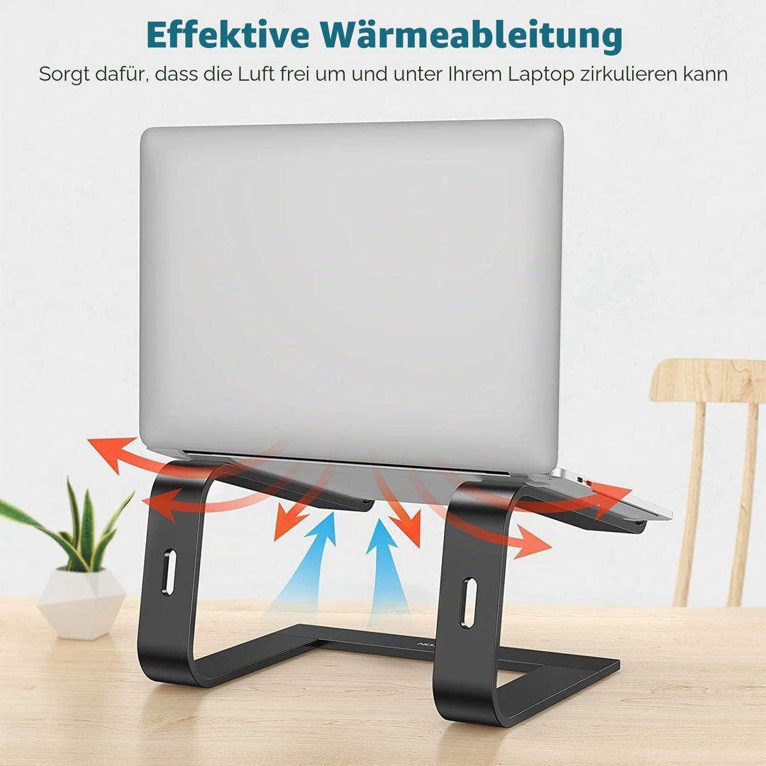 OMOTON Aluminium Laptop Ständer, Notebook Ständer mit Belüftung, Universal PC Riser Ergonomisch Lapt