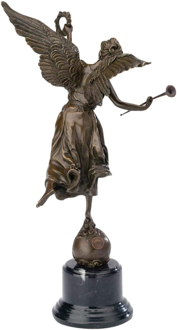 aubaho Bronzeskulptur 39cm Berlin Siegessäule Viktoria Bronzefigur Bronze Antik-Stil