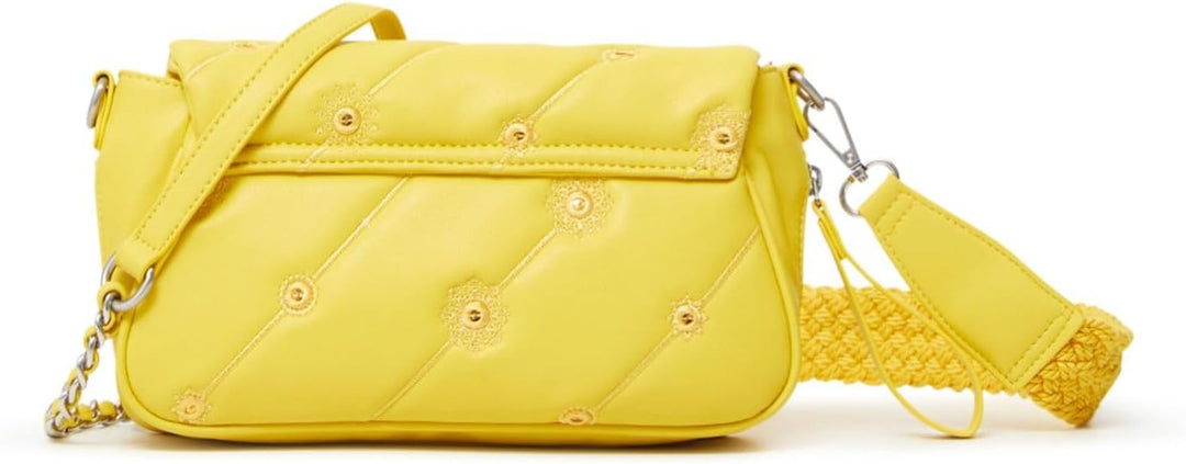 Desigual Womens BOLS_TROMSO OJO DE Tigre Across Body Bag, Yellow