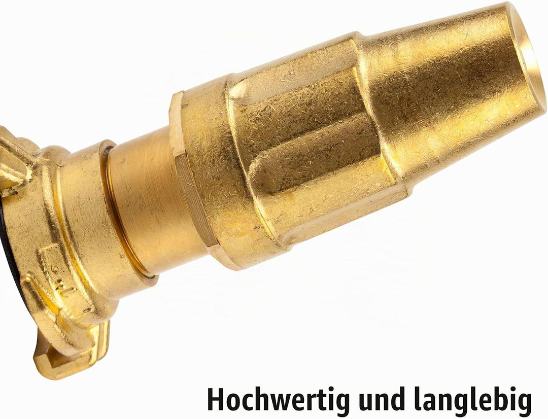 Gardena Messing-Schnellkupplungs-Spritze für 25 mm (1 Zoll)-Schläuche: Schnellkupplungsanschluss mit