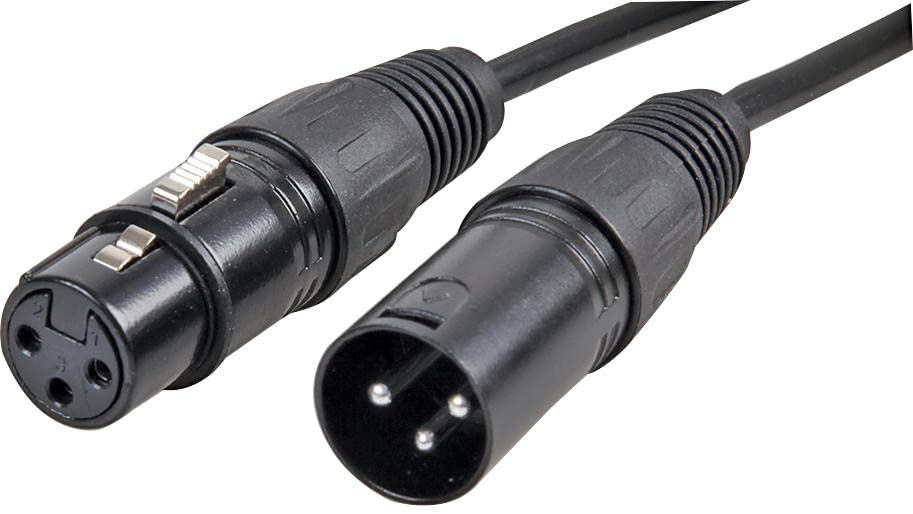 Pro Signal SIGNAL PSG3346-XLR-50M Mikrofonkabel, 3-polig, XLR-Stecker auf Buchse, 50 m, Schwarz, 50m